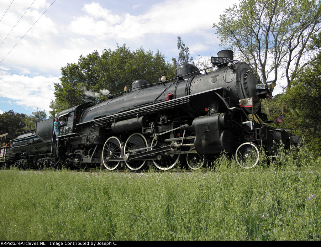 Southern Pacific 2472 Near  Sunol